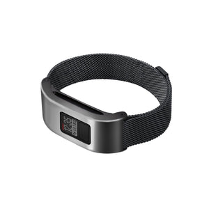 C2DJOY Garmin vivofit 3 Steel Case with Metal Weave Strap
