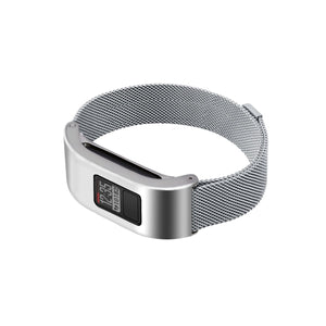 C2DJOY Garmin vivofit 3 Steel Case with Metal Weave Strap