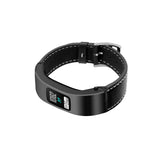 C2DJOY Garmin vivofit 4 Steel Case with Leather Strap