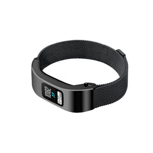 C2DJOY Garmin vivofit 4 Steel Case with Metal Weave Strap