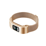 C2DJOY Garmin vivofit 4 Steel Case with Metal Weave Strap