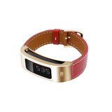 C2DJOY Garmin vivofit (1st Gen)/2 Steel Case with Leather Strap