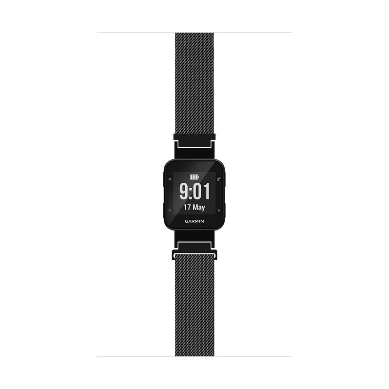 C2DJOY Garmin Forerunner 30/35 Metal Weave Strap