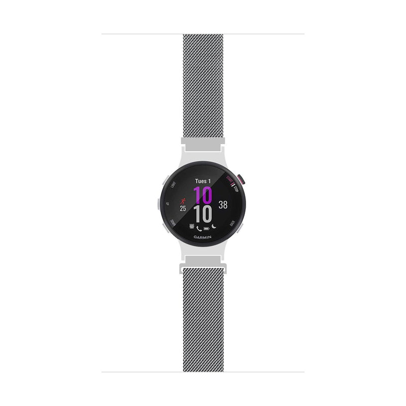 C2DJOY Garmin Forerunner 45/45S Metal Weave Strap
