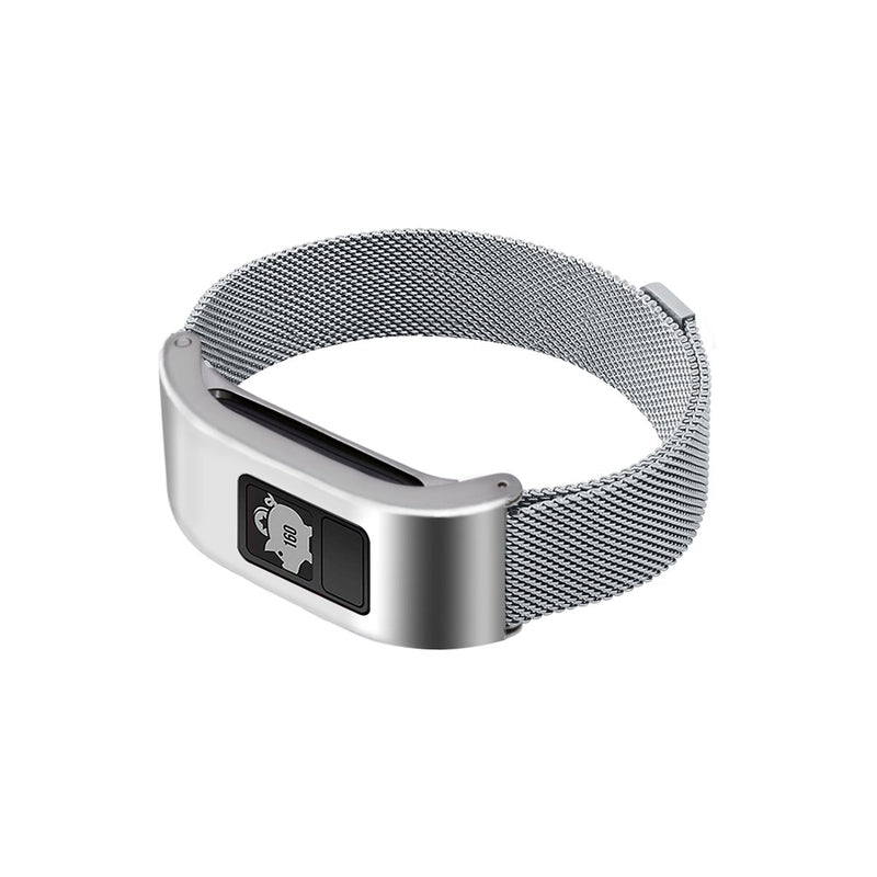 C2DJOY Garmin vivofit jr./jr. 2 Steel Case with Metal Weave Strap