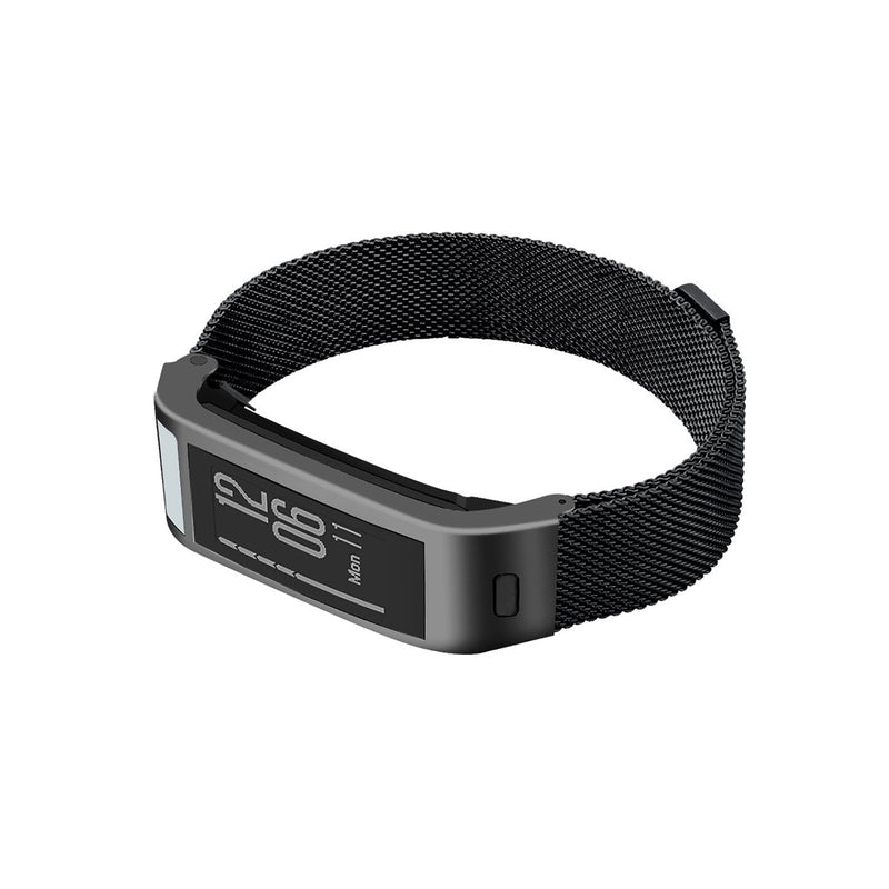 C2DJOY Garmin vivosmart HR+ Steel Case with Metal Weave Strap