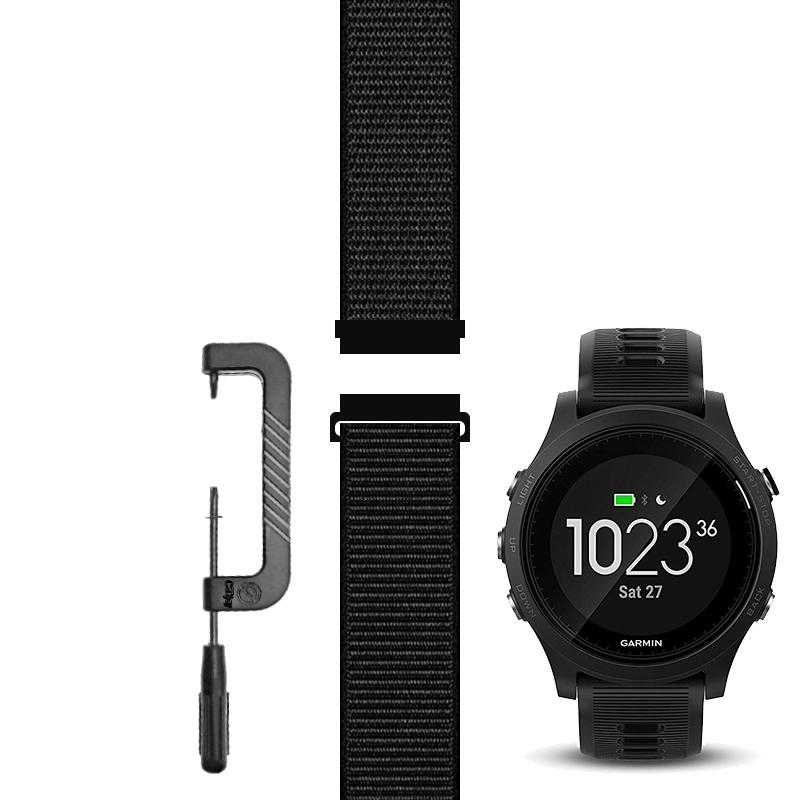 C2DJOY Garmin Forerunner 935/945/955/965 Sport Mesh Strap with Unique Tool
