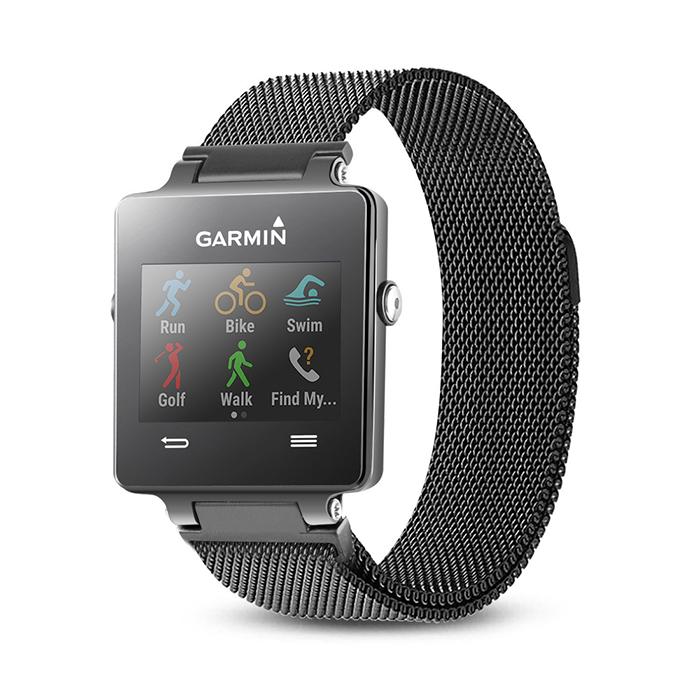 C2DJOY Garmin vivoactive (1st Gen) Metal Weave Strap